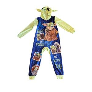 Star Wars The Mandalorian‎ Grogu Baby Yoda Pajama Blanket Sleepee 4/5 New